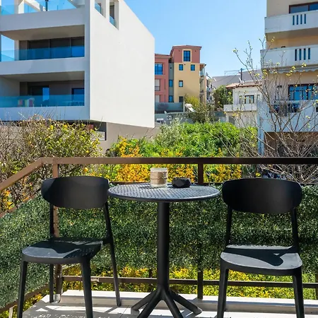 Daire Chania Mamouth With Sea View Balcony